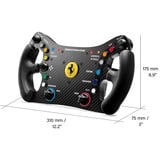 Thrustmaster Ferrari 488 GT3 Wheel Add-On Negro USB Volante Analógico/Digital PC, Xbox One, Xbox One S, Xbox One X, Xbox Series S, Xbox Series X, PlayStation 4, PlayStation 5, Volante de recambio negro, Volante, PC, Xbox One, Xbox One S, Xbox One X, Xbox Series S, Xbox Series X, PlayStation 4, PlayStation 5, Cruceta, Botón menú, Botón modo, Botón de arranque, Analógico/Digital, Alámbrico, USB