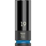 Wera 8790 C Vaso de impacto Negro, Llave de tubo Vaso de impacto, Negro, 1 cabezal(es), 1/2", Métrico, 19 mm