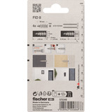 fischer Taco para aislamiento FID II, Pasador gris claro