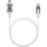goobay 74391, Adaptador blanco