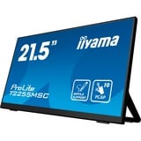 iiyama ProLite T2255MSC-B1 pantalla para PC 54,6 cm (21.5") 1920 x 1080 Pixeles Full HD LCD Pantalla táctil Negro, Monitor LED negro, 54,6 cm (21.5"), 1920 x 1080 Pixeles, Full HD, LCD, 5 ms, Negro