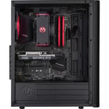 ALTERNATE Custom PC Series • Red Hero Essentials Gaming-PC negro/Transparente