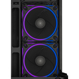 ASUS PRIME AP202 ARGB Mini Tower Negro, Cajas de torre negro, Mini Tower, PC, Negro, micro ATX, Mini-ITX, Metal, Juego
