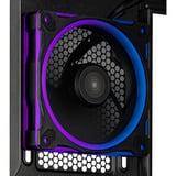 ASUS PRIME AP202 ARGB Mini Tower Negro, Cajas de torre negro, Mini Tower, PC, Negro, micro ATX, Mini-ITX, Metal, Juego