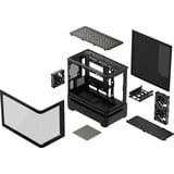 ASUS PRIME AP202 ARGB Mini Tower Negro, Cajas de torre negro, Mini Tower, PC, Negro, micro ATX, Mini-ITX, Metal, Juego
