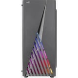 Aerocool Delta Midi Tower Negro, Cajas de torre negro, Midi Tower, PC, Negro, ATX, micro ATX, Mini-ITX, ABS, SPCC, 15,5 cm