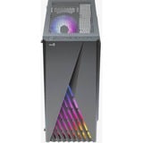 Aerocool Delta Midi Tower Negro, Cajas de torre negro, Midi Tower, PC, Negro, ATX, micro ATX, Mini-ITX, ABS, SPCC, 15,5 cm