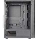 Aerocool Delta Midi Tower Negro, Cajas de torre negro, Midi Tower, PC, Negro, ATX, micro ATX, Mini-ITX, ABS, SPCC, 15,5 cm
