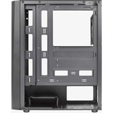 Aerocool Delta Midi Tower Negro, Cajas de torre negro, Midi Tower, PC, Negro, ATX, micro ATX, Mini-ITX, ABS, SPCC, 15,5 cm