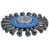 Bosch 2 608 620 731 accesorio para amoladora angular Cepillo abrasivo Cepillo abrasivo, Aluminio, Metal no ferroso, Pipa, Perfil, Acero, 11,5 cm, Bosch, Azul, Gris, 0,5 mm