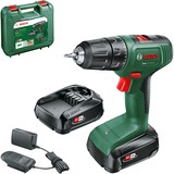 Bosch EasyDrill 18V-40 1630 RPM Sin llave 1,3 kg Negro, Verde, Taladro/destornillador verde/Negro, Taladro de pistola, Sin llave, Sin escobillas, Negro, Verde, 1,3 cm, 1630 RPM