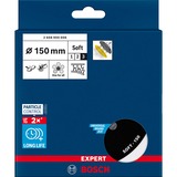 Bosch Expert 2 608 900 006 disco de afilar Plato de apoyo de disco lijador, Plato lijador negro, Plato de apoyo de disco lijador, GET 75-150, GEX 34-150, GEX 40-150 Professional, 3M, DeWalt, Dynabrade, Festool, Makita, Mirka,..., Negro, Plata, Alrededor, 15 cm, 1 pieza(s)