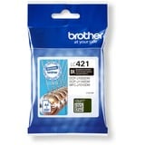 Brother LC421BK cartucho de tinta 1 pieza(s) Original Negro Negro, 1 pieza(s), 200 páginas, 0 páginas, Pack individual