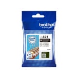 Brother LC421BK cartucho de tinta 1 pieza(s) Original Negro Negro, 1 pieza(s), 200 páginas, 0 páginas, Pack individual