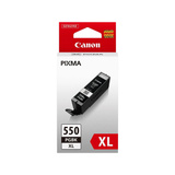 Canon PGI-550PGBK XL cartucho de tinta 1 pieza(s) Original Alto rendimiento (XL) Negro Alto rendimiento (XL), Negro, Tinta a base de pigmentos, 1 pieza(s), 500 páginas, Pack individual, Minorista