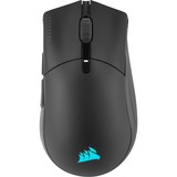 Corsair SABRE RGB PRO WIRELESS CHAMPION ratón mano derecha RF Wireless + Bluetooth + USB Type-A Óptico 26000 DPI, Ratones para gaming negro, mano derecha, Óptico, RF Wireless + Bluetooth + USB Type-A, 26000 DPI, Negro