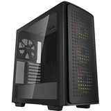 DeepCool CK560 Midi Tower Negro, Cajas de torre negro, Midi Tower, PC, Negro, ATX, EATX, micro ATX, Mini-ATX, ABS, SPCC, Vidrio templado, Ventiladores de la caja