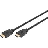 Digitus Cable HDMI High Speed con Ethernet, tipo A negro