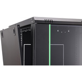 Digitus Caja de pared Dynamic Basic Serie - 600x600 mm (AnxP), Armario IT negro