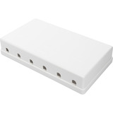 Digitus Caja de punto de consolidación para 6 módulos Keystone, Caja/Carcasa blanco