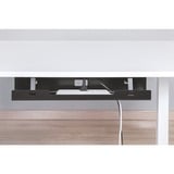 Digitus Canal de gestión de cables, bajo mesa, Guía para cable negro