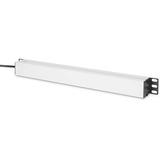 Digitus Regleta de enchufes 19" PDU con perfil de aluminio, 9 salidas, con fusible negro/Aluminio