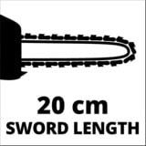 EINHELL Power X-Change Akku-Hochentaster GC-LC 18/20 Li T-Solo, 18Volt rojo/Negro