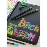Faber-Castell 116412 lápiz de color Multicolor 12 pieza(s), Conjunto negro, Multicolor, 12 pieza(s)