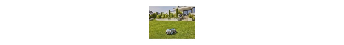 GARDENA Robot cortacésped smart SILENO free Set 600m² gris/Turquesa