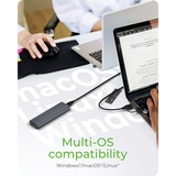 ICY BOX IB-1808MCT-CU31 Caja externa para unidad de estado sólido (SSD) Negro M.2, Caja de unidades negro, Caja externa para unidad de estado sólido (SSD), M.2, PCI Express 3.0, Serial ATA III, 10 Gbit/s, Conexión USB, Negro
