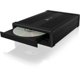 ICY BOX IB-525-U3 Caja para disco ODD 13,3 cm (5.25") SATA III Negro, Caja de unidades negro, 13,3 cm (5.25"), SATA III, 5 Gbit/s, 3.2 Gen 1 (3.1 Gen 1), USB Tipo C, Negro