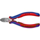 KNIPEX 76 22 125, Alicates de corte rojo/Azul