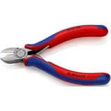 KNIPEX 76 22 125, Alicates de corte rojo/Azul