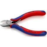 KNIPEX Cortaalambres 76 22 125, Alicates de corte rojo/Azul