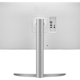 LG 27UP650P-W, Monitor LED plateado
