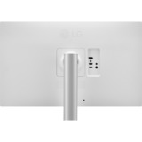 LG 27UP650P-W, Monitor LED plateado