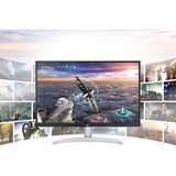 LG 27UP650P-W, Monitor LED plateado
