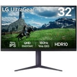 LG 32GS85QX-B pantalla para PC 81,3 cm (32") 2560 x 1440 Pixeles Quad HD Negro, Monitor de gaming gris oscuro, 81,3 cm (32"), 2560 x 1440 Pixeles, Quad HD, 1 ms, Negro