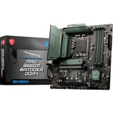 MSI MAG B660M BAZOOKA DDR4 placa base Intel B660 LGA 1700 micro ATX Intel, LGA 1700, Intel® Core™ i9, DDR4-SDRAM, 128 GB, DIMM