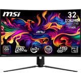 MSI MPG 321CURXDE QD-OLED pantalla para PC 80 cm (31.5") 3840 x 2160 Pixeles 4K Ultra HD Negro, Monitor de gaming negro, 80 cm (31.5"), 3840 x 2160 Pixeles, 4K Ultra HD, QD-OLED, 0,05 ms, Negro