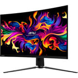 MSI MPG 321CURXDE QD-OLED pantalla para PC 80 cm (31.5") 3840 x 2160 Pixeles 4K Ultra HD Negro, Monitor de gaming negro, 80 cm (31.5"), 3840 x 2160 Pixeles, 4K Ultra HD, QD-OLED, 0,05 ms, Negro