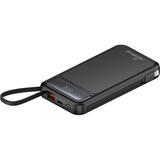 MediaRange Powerbank 10.000mAh, Banco de potencia negro