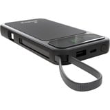 MediaRange Powerbank 10.000mAh, Banco de potencia negro