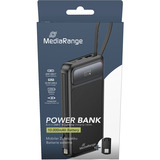 MediaRange Powerbank 10.000mAh, Banco de potencia negro