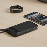 MediaRange Powerbank 10.000mAh, Banco de potencia negro