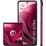 Motorola razr 60 Ultra 512GB, Móvil rosa neón