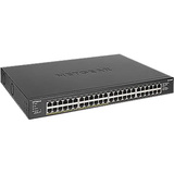 Netgear GS348PP No administrado Gigabit Ethernet (10/100/1000) Energía sobre Ethernet (PoE) Negro, Interruptor/Conmutador No administrado, Gigabit Ethernet (10/100/1000), Bidireccional completo (Full duplex), Energía sobre Ethernet (PoE), Montaje en rack