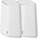 Netgear Orbi Pro WiFi 6 Mini AX1800 System 2-Pack (SXK30) Doble banda (2,4 GHz / 5 GHz) Wi-Fi 6 (802.11ax) Blanco 7 Interno, Punto de acceso Blanco, Interno, Poder, 250 m², Doble banda (2,4 GHz / 5 GHz), Wi-Fi 6 (802.11ax)