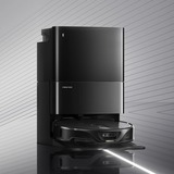 Roborock Qrevo Slim 0,22 L Negro, Robot aspirador negro, Sin bolsa, Negro, Alrededor, Bolsa para el polvo, 0,22 L, 67 dB