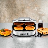 Rommelsbacher Pancake Maker PC1800 Pam, Máquina de hacer tortitas plateado